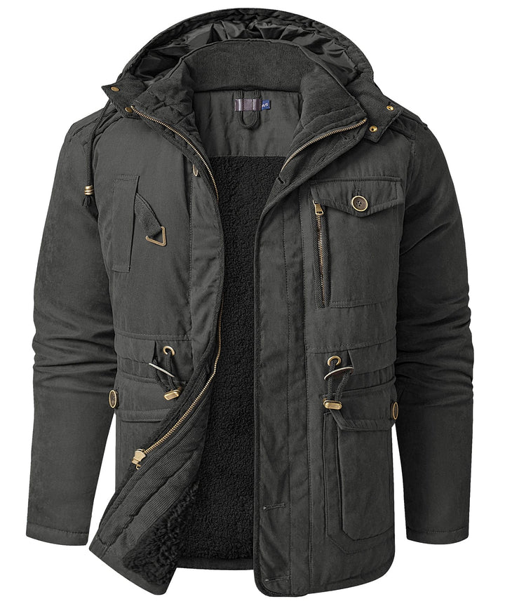 Titan Expedition | Cold-Weather Jacket with Adjustable Waist & Heavyweight Hood | Durable Insulation for Ultimate Warmth 8