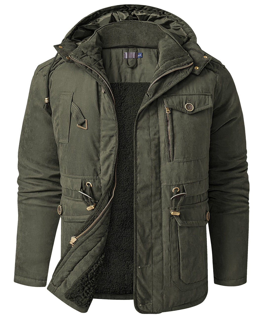 Titan Expedition | Cold-Weather Jacket with Adjustable Waist & Heavyweight Hood | Durable Insulation for Ultimate Warmth 9
