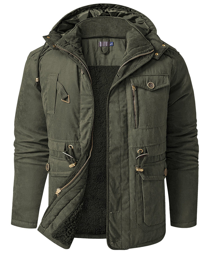 Titan Expedition | Cold-Weather Jacket with Adjustable Waist & Heavyweight Hood | Durable Insulation for Ultimate Warmth 9