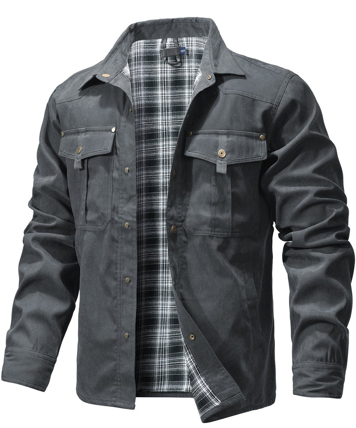 Traverse | Insulated Jacket with Cozy Cotton-Flannel Blend | Versatile Outdoor and City Wear 7