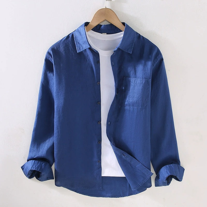 Tropicana | 100% Linen Shirt with Ultra-Soft Comfort | Lightweight & Breathable for Warm Weather 3