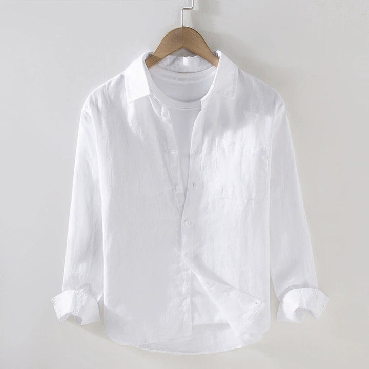 Tropicana | 100% Linen Shirt with Ultra-Soft Comfort | Lightweight & Breathable for Warm Weather 4