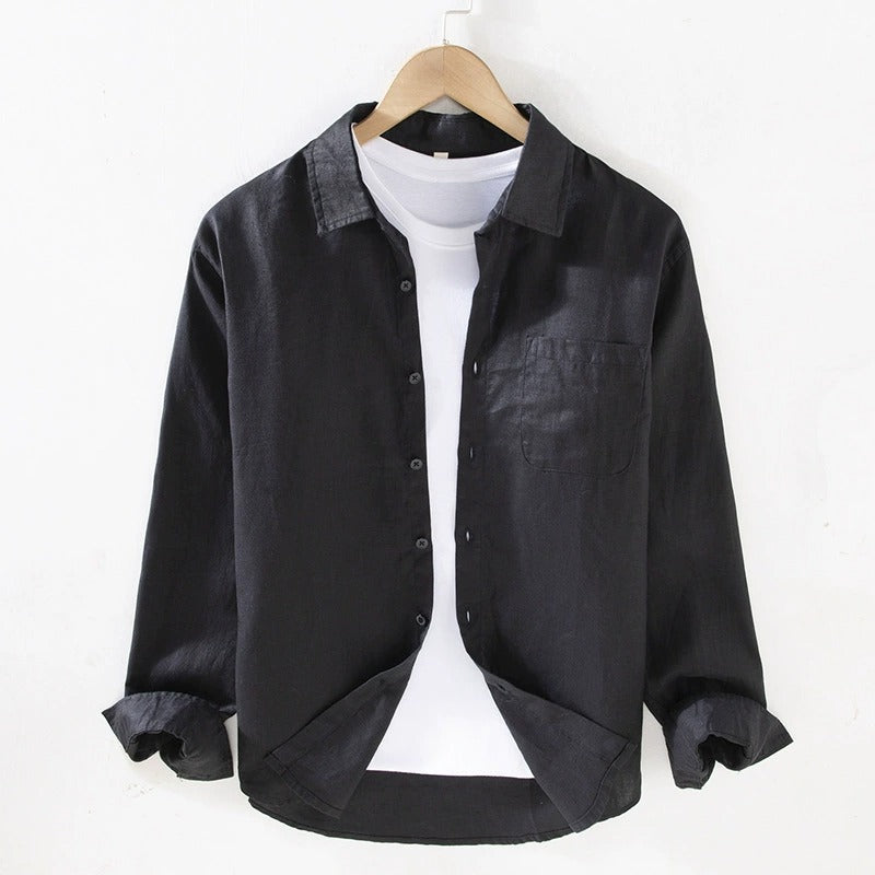 Tropicana | 100% Linen Shirt with Ultra-Soft Comfort | Lightweight & Breathable for Warm Weather 5