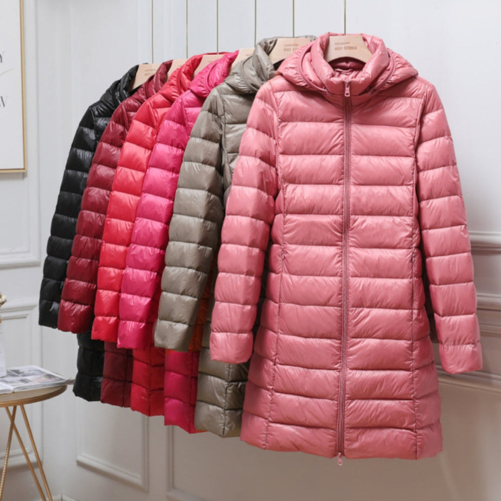 Ultralight Down Jacket Women | Waterproof & Breathable with Detachable Hood | Stylish Autumn Comfort 1