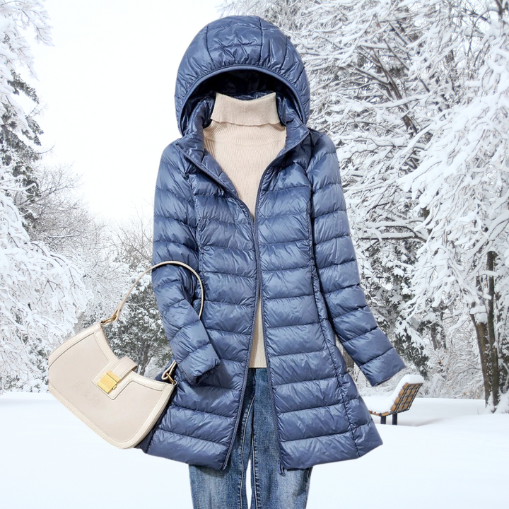 Ultralight Down Jacket Women | Waterproof & Breathable with Detachable Hood | Stylish Autumn Comfort 3