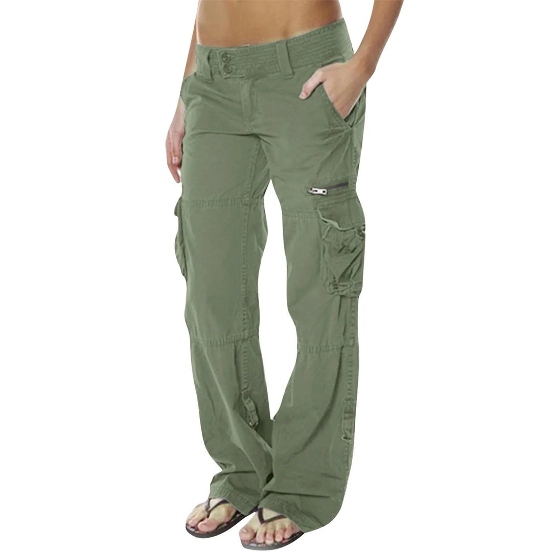 Urban Chic | Black Cargo Pants for Women with Utility Pockets & Drawstring Waist | Comfortable Fit for Everyday Style 5