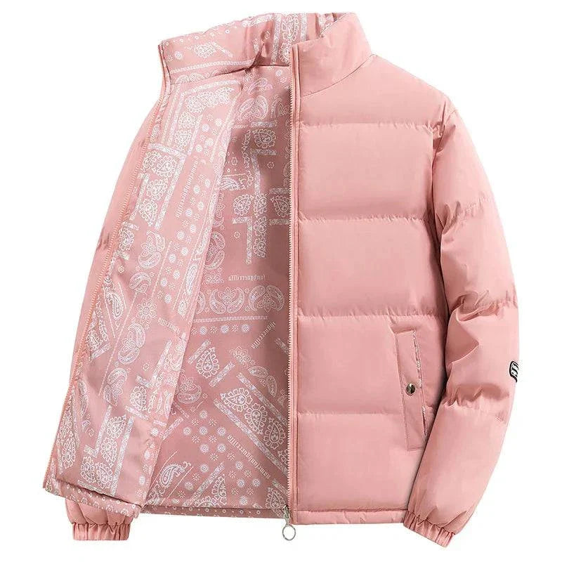 Urban Style | Puffer Jacket for Women with Unique Bandana Detailing | Warm Winter Outerwear 1