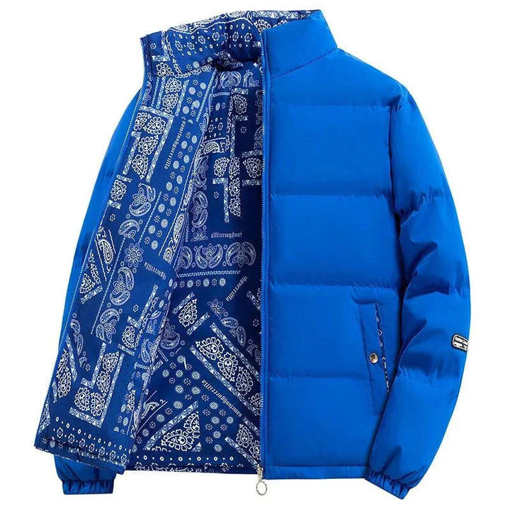Urban Style | Puffer Jacket for Women with Unique Bandana Detailing | Warm Winter Outerwear 2