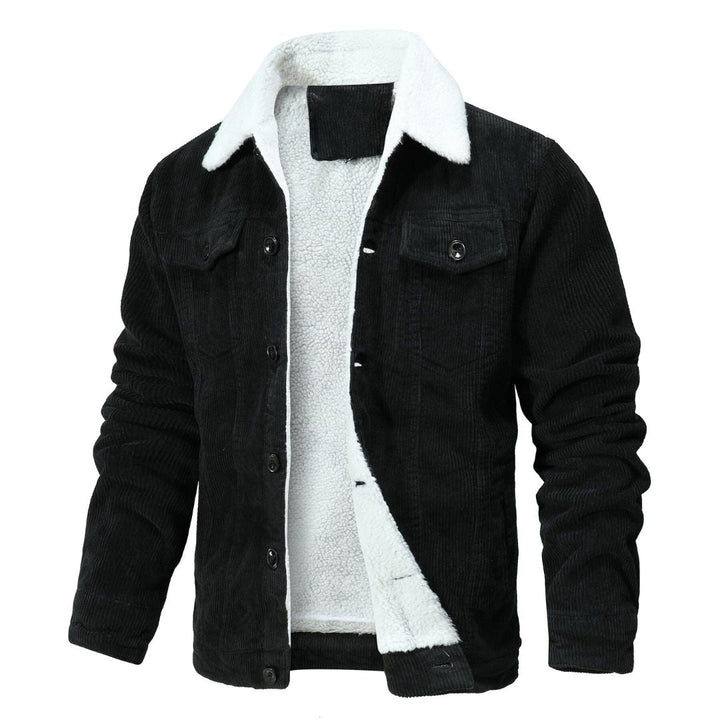 Vintage Charm | Sherpa-Lined Bomber Jacket with Spacious Pockets | Stylish Warmth for Cold Weather 1