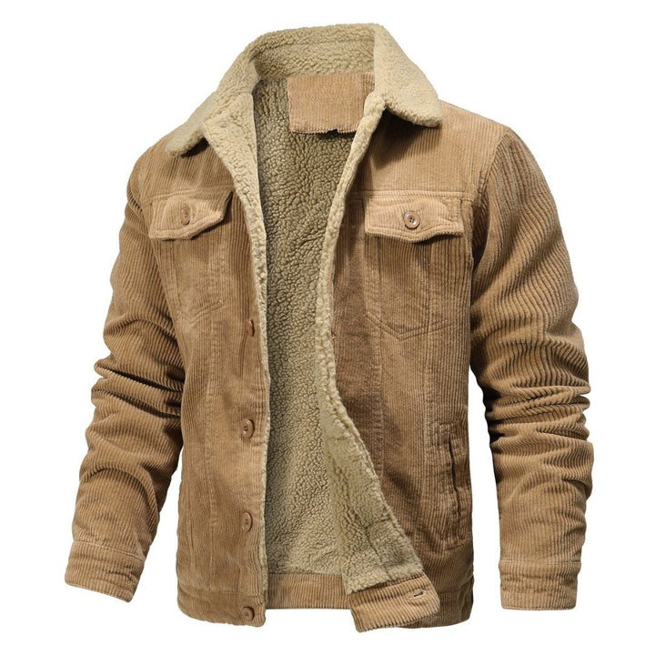 Vintage Charm | Sherpa-Lined Bomber Jacket with Spacious Pockets | Stylish Warmth for Cold Weather 3