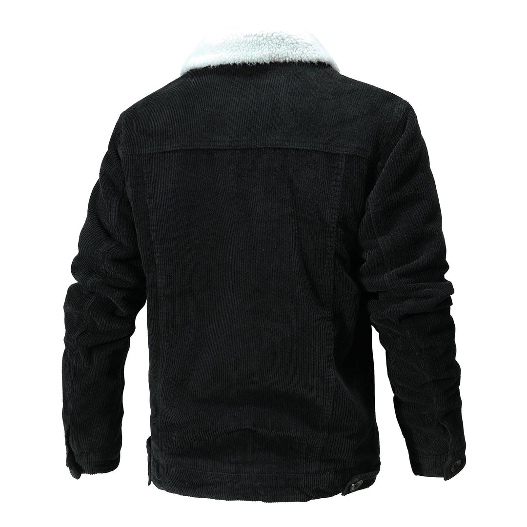 Vintage Charm | Sherpa-Lined Bomber Jacket with Spacious Pockets | Stylish Warmth for Cold Weather 5