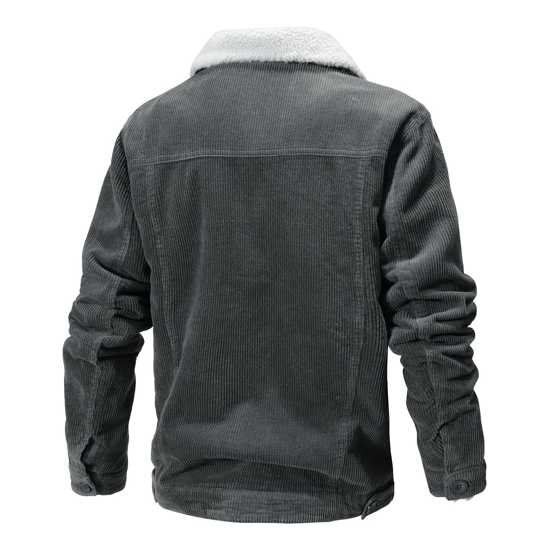 Vintage Charm | Sherpa-Lined Bomber Jacket with Spacious Pockets | Stylish Warmth for Cold Weather 6