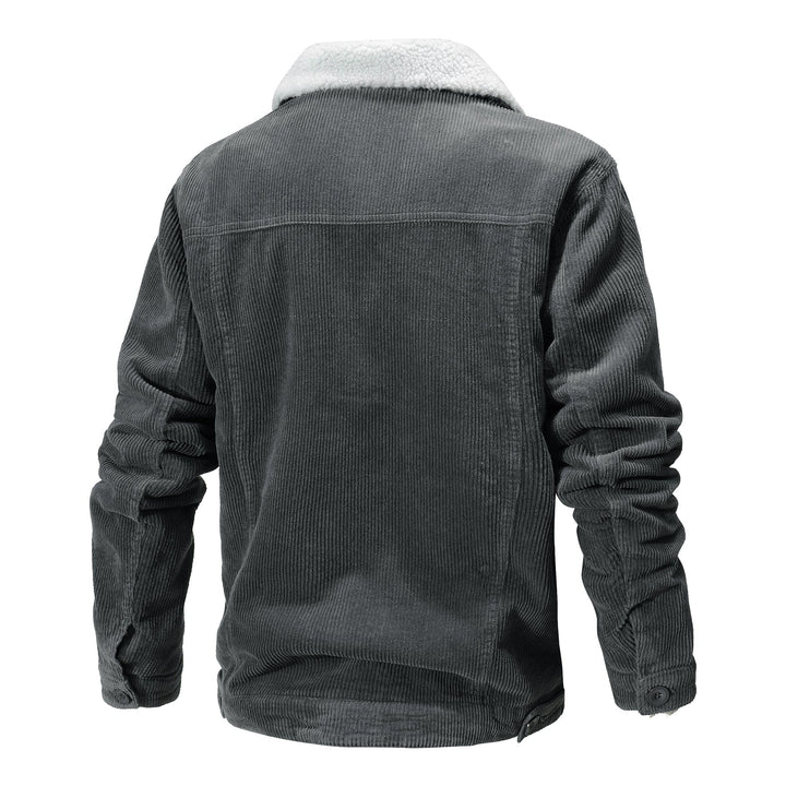 Vintage Charm | Sherpa-Lined Bomber Jacket with Spacious Pockets | Stylish Warmth for Cold Weather 6