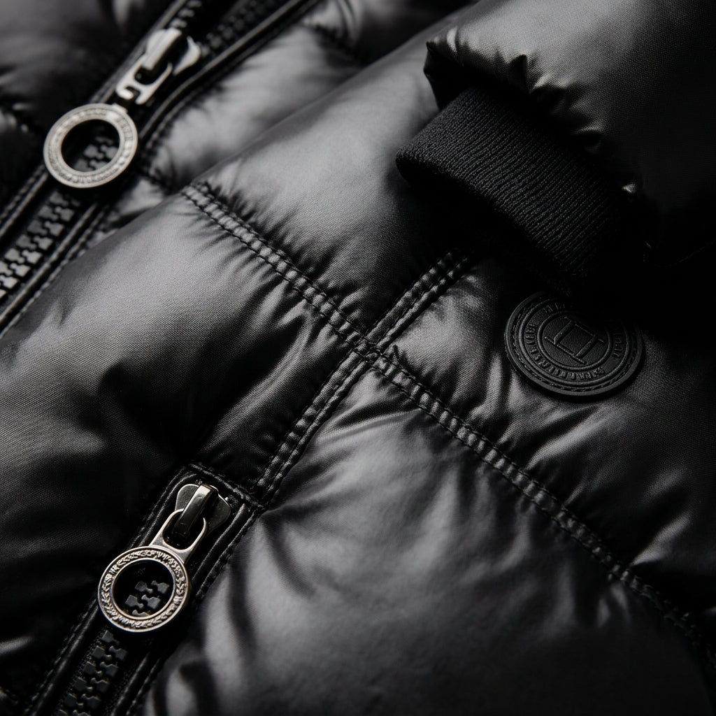 Virelle | Black Puffer Jacket with Hood for Ultimate Warmth | Stylish Outerwear for Versatile Wear 3
