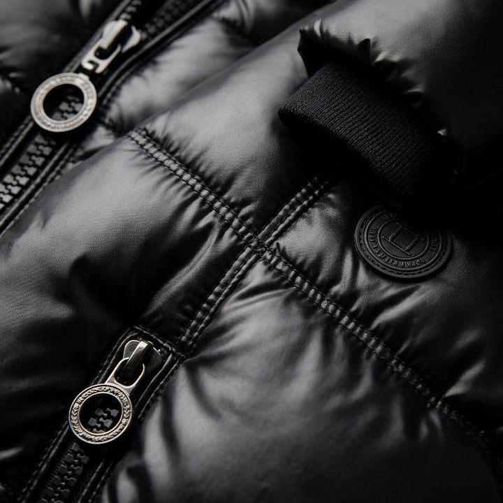 Virelle | Black Puffer Jacket with Hood for Ultimate Warmth | Stylish Outerwear for Versatile Wear 3